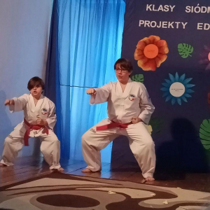 Taekwondo w wykonaniu Igora i Błażeja
