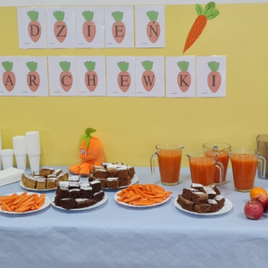 „Zdrowy i smakowity marchewkowy” stolik