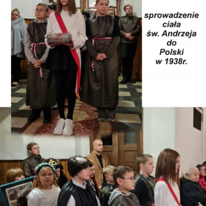 Relikwie św. Andrzeja - Nikola i klasa IV a