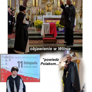Scenka III "Objawienie św. Andrzeja w Wilnie" - Bartek i p. Wojtek