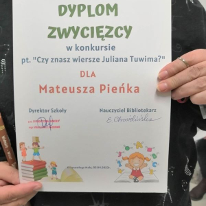 Dyplom zwycięzcy