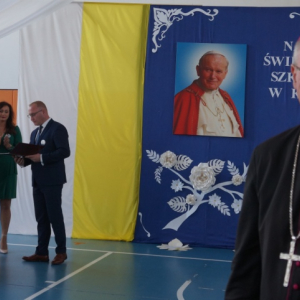 Biskup Szymon Stułkowski podczas uroczystości