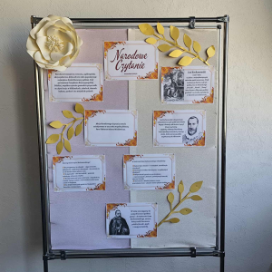 Gazetka poświęcona życiu i twórczości Jana z Czarnolasu. 