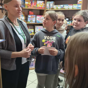 Pani Anna Kawiecka opowiada nam o pracy na poczcie.