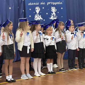 Ślubowanie pierwszaków.