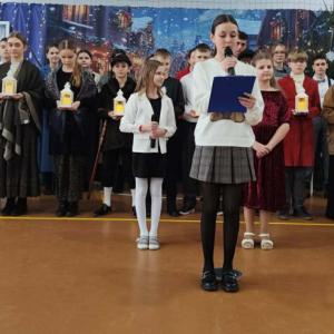  Natalia składa życzenia świąteczne.