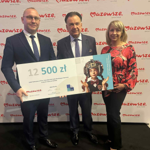 Przedstawiciele naszej Szkoły z Marszałkiem Województwa Mazowieckiego - Panem Adamem Struzikiem