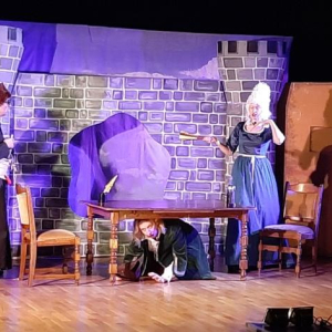 humorystyczna scenka z " Zemsty" A. Fredry