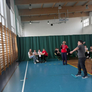 Podczas konkurencji rzut do celu...