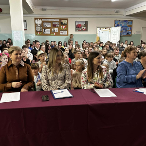 Jury ocenia występy uczniów