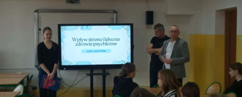 Warsztaty o stresie i emocjach prowadzone przez absolwentkę naszej szkoły
