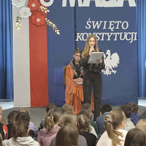 Nasi uczniowie z dumą zaprezentowali przygotowany program artystyczny.