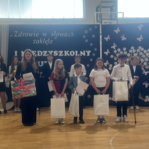 Maciej Marchewka- I miejsce w kategorii klas 4-6.
