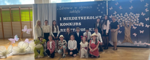 Międzyszkolny Konkurs Recytatorski, pt. „Zdrowie w słowach zaklęte”
