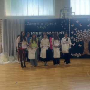 Nasi uczniowie w gronie laureatów w kategorii 7-8.