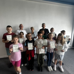 Klasa II z dyrekcją i wychowawcą
