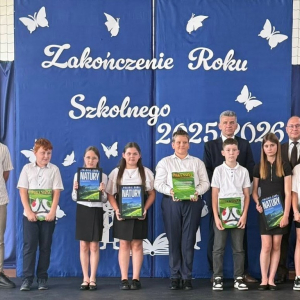Wyróżnieni uczniowie z klasy IV