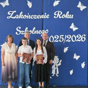 Wyróżnieni uczniowie z klasy VIIb