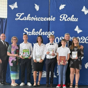 Wyróżnieni uczniowie z klasy VIIa