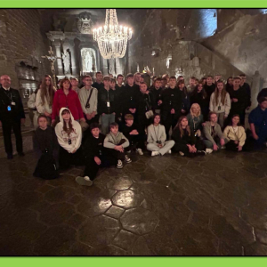 Jesteśmy w Kopalni Soli w Wieliczce...