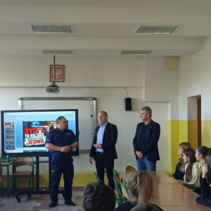 Pogadanka profilaktyczna pod hasłem „Życie to nie gra – masz je tylko jedno” przypomina, że każdy odpowiada za swoje słowa i czyny